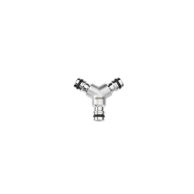 Geka Plus - chroom - plug 3-weg verdeelstuk 877C