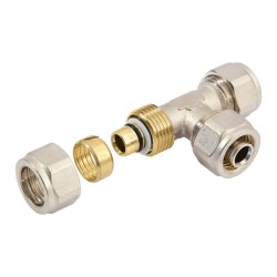 BONFIX Alu-knel T-stuk 18 x 18 x 18 mm