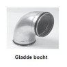 Safe gladde bocht Ø 125mm 90°
