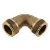 BONFIX Knel messing bocht 90° 15 x 15 mm 