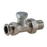 Riko voetventiel + adapter 1/2" Recht