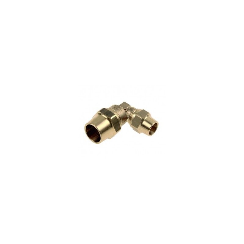 BONFIX BELGAS knel messing verloopknie 28 x 22 mm