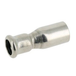 BONFIX M-press RVS-water rechte verloopkoppeling 28 x 22 mm