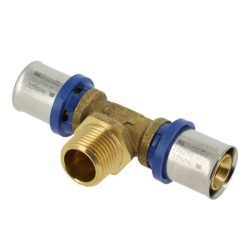 BONFIX Alu-pers T-stuk 20 x 1/2" bu.dr. x 20 mm