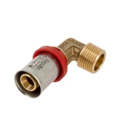 BONFIX Alu-pers kniekoppeling 3/8" bu.dr. x 16 mm