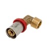 BONFIX Alu-pers kniekoppeling 3/8" bu.dr. x 16 mm
