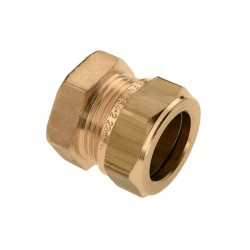 BONFIX Knel messing eindkoppeling 54 mm