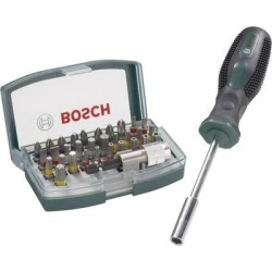 Bosch bitset 33-delig met handschroevendraaier