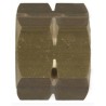Wartelmoer messing 3/8" linkse
