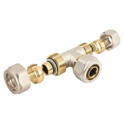 BONFIX Alu-knel verloop T-stuk 25 x 20 x 25 mm
