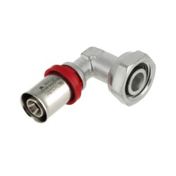 BONFIX Alu-pers vertinde kniekoppeling conisch 1/2" bi. x 16 mm