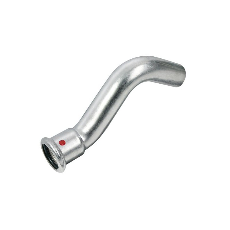 BONFIX M-press C-staal passeerbocht lang 28 x Ø28 mm