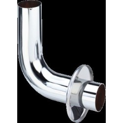Viega bochtafvoer+rozet 11/4" chr.