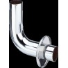 Viega bochtafvoer+rozet 11/4" chr.