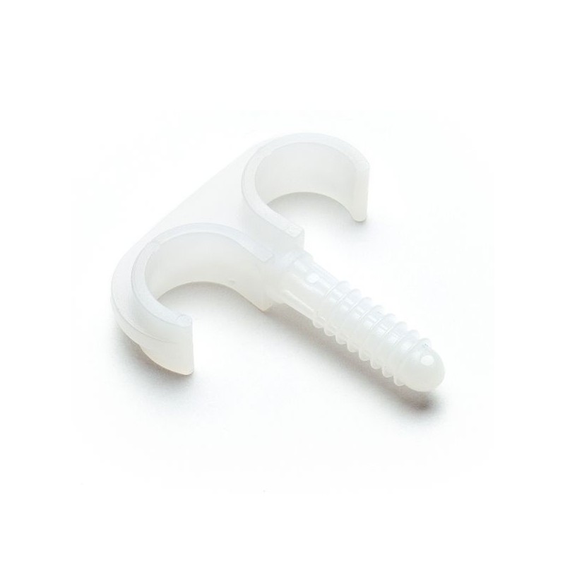 plugclip 20-25 mm dubbel (714) naturel