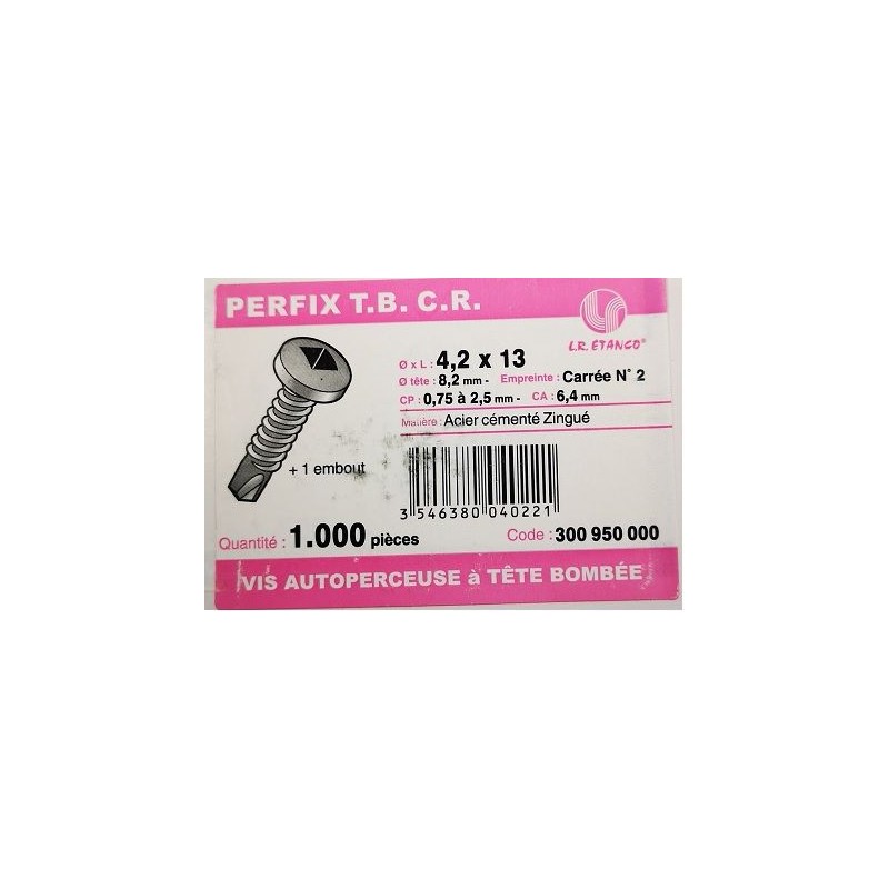 Perfix 2.5 TB/Cr2 ZN 4,2x13 /1000