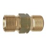 Hasmi Verloopnippel messing 3/8" Links bt.dr x 3/8" Rechts bt.dr.