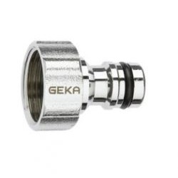 Geka Plus - chroom - aansluitplug met bi.dr. 3/4 811C