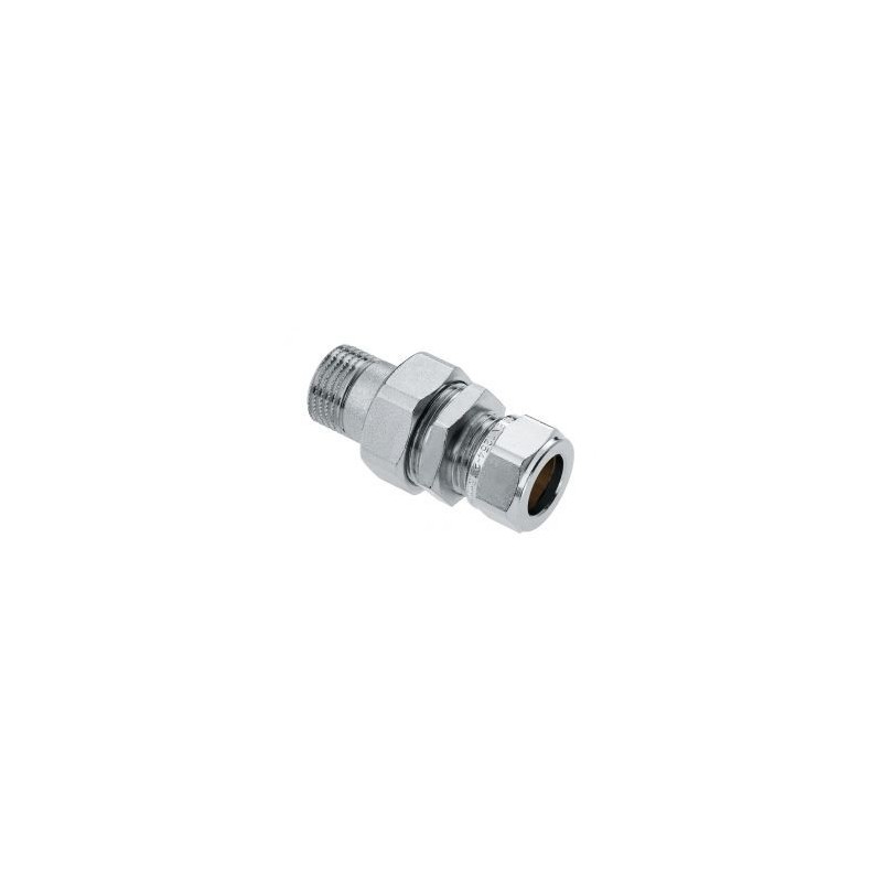 BONFIX Knel vertinde radiatorkoppeling recht 1/2" bu.dr. x 15 mm 