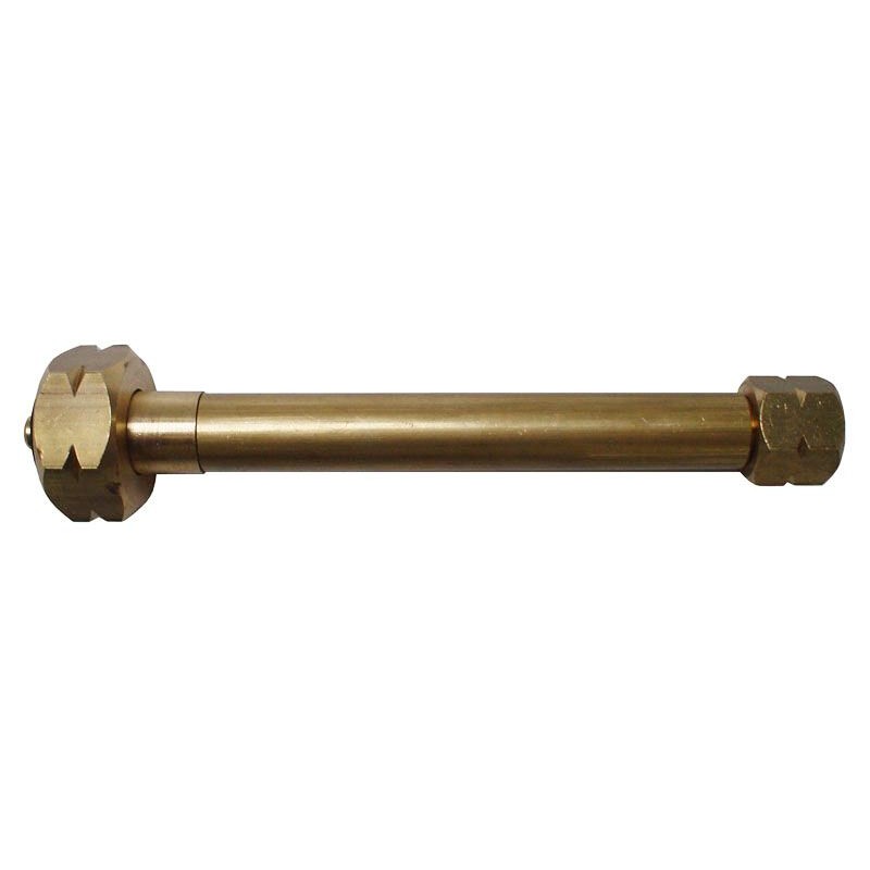 Vulpijp aansluiting (Universeel) Shell wartel x 3/8" Links wartel