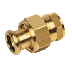 BONFIX M-press RK-water 3-delige koppeling 3/4" bi. x 22 mm