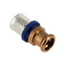 BONFIX Alu-pers rechte verloopkoppeling 20 x 15 mm M-press