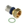 BONFIX Alu-pers 2-delige koppeling met losse moer 3/4" bi. x 20 mm