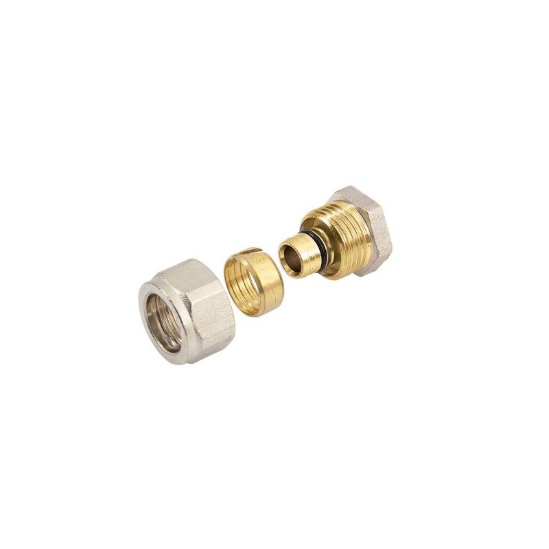 BONFIX Alu-knel eindkoppeling 16 mm
