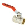 BONFIX Kogelkraan 1" - 2 x binnendraad - rode hendel - PN25