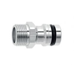 Geka Plus - chroom - aansluitplug met bu.dr. 3/8 809AC
