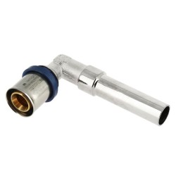 BONFIX Alu-pers kniekoppeling 20 x 22 mm insteek