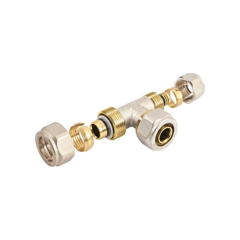 BONFIX Alu-knel verloop T-stuk 32 x 26 x 32 mm