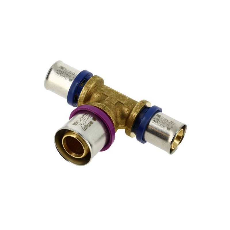 BONFIX Alu-pers verloop T-stuk 20 x 26 x 20 mm