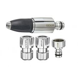Geka Plus - chroom - starter set 4-delig 800CY