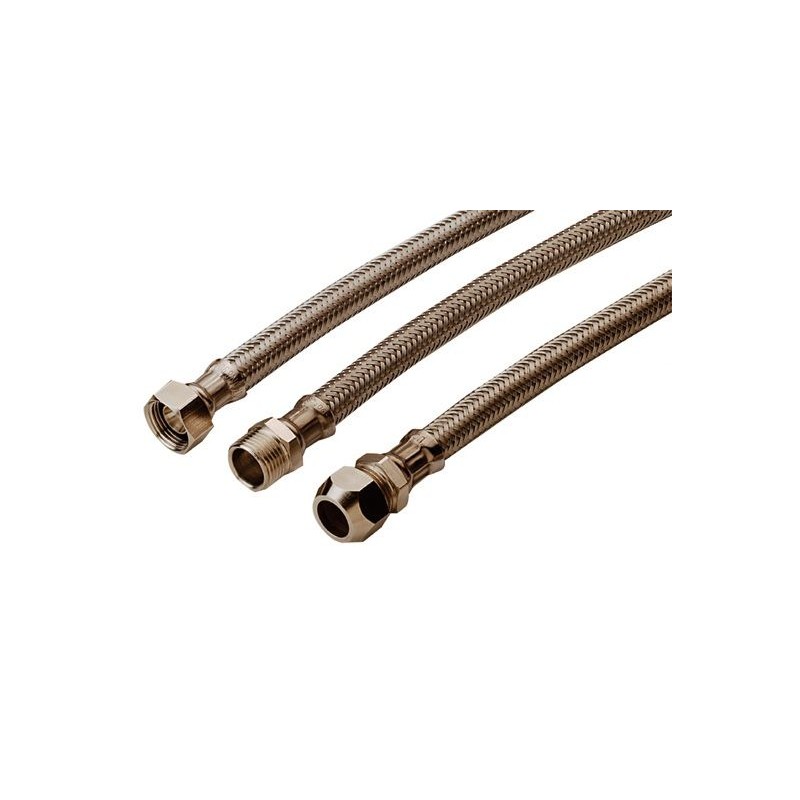Raminex flexibele slang TAQ 3/8 bt.dr. x 10 knel L350 mm