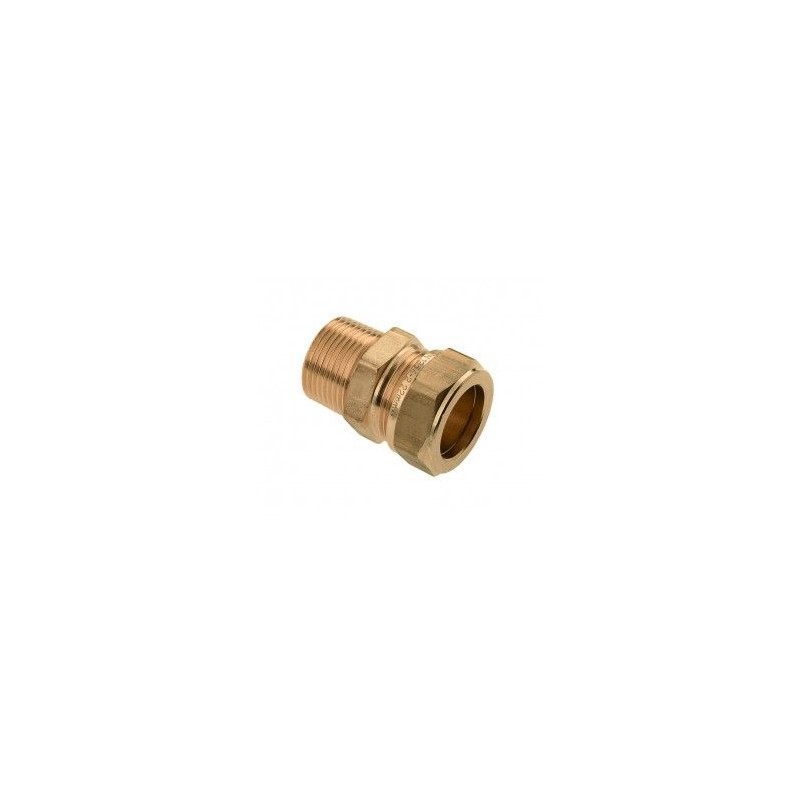 BONFIX Knel messing puntstuk 6/4" bu.dr. x 42 mm 