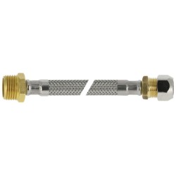 BONFIX RVS flexibele aansluitleiding 35cm 3/8" bu. x 10 mm knel