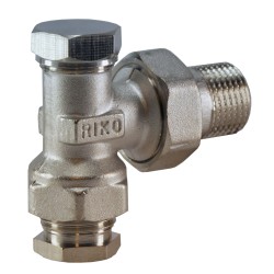 Riko voetventiel + adapter 1/2" Haaks
