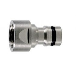Geka Plus - nikkel - aansluitplug met bi.dr. 1 713X