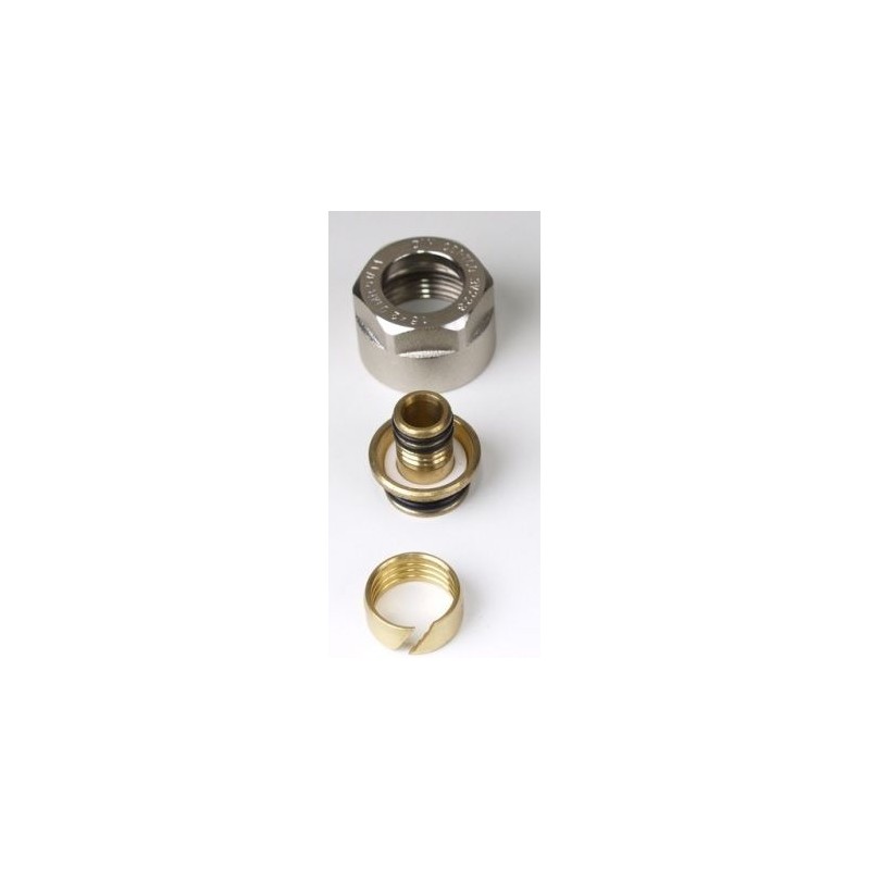 koppeling 20x2 tbv PEX/PE-RT/ALU-PEX