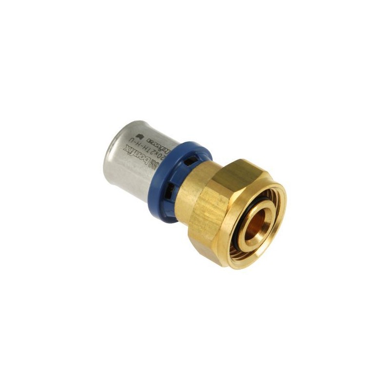 BONFIX Alu-pers 2-delige koppeling met moer 1/2" bi. x 20 mm