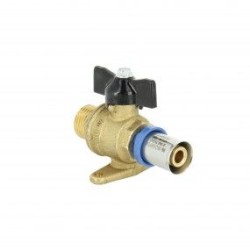 BONFIX Alu-pers kogelkraan 1/2" bu.dr. x 20 mm