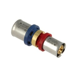 BONFIX Alu-pers rechte verloopkoppeling 20 x 16 mm