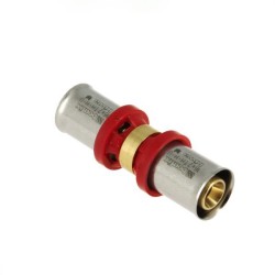 BONFIX Alu-pers rechte koppeling 16 x 16 mm