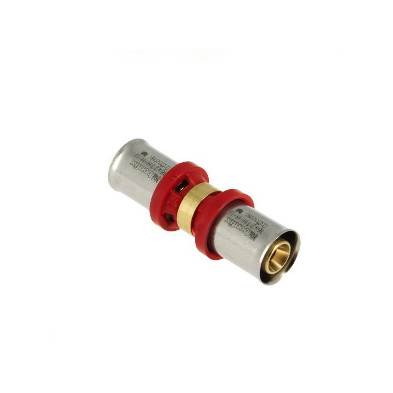 BONFIX Alu-pers rechte koppeling 16 x 16 mm