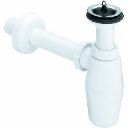 Viega plugbekersifon 5/4" met muurbuis en rozet