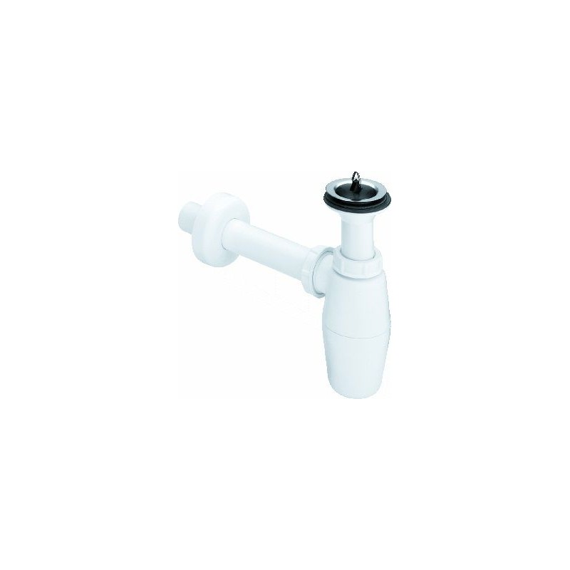 Viega plugbekersifon 5/4" met muurbuis en rozet