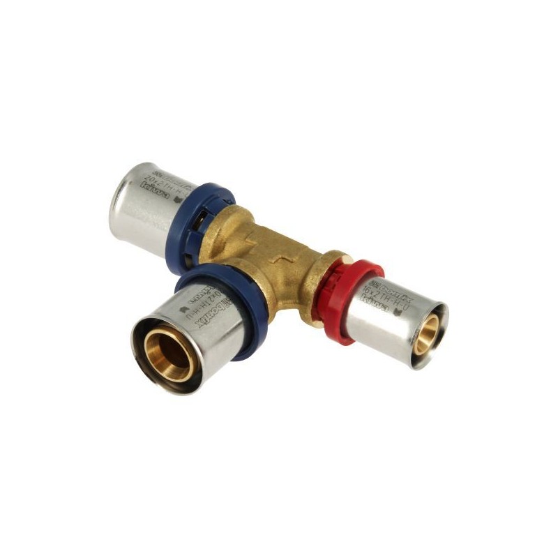 BONFIX Alu-pers verloop T-stuk 20 x 20 x 16 mm