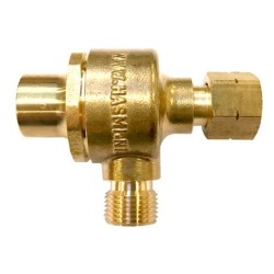 Hasmi Drukregelaar vast ingesteld 1,5bar - 3/8" wartel x 3/8" bt.dr
