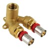 BONFIX Alu-pers muurplaat dubbel 16 x 1/2" bi.dr. x 16 mm